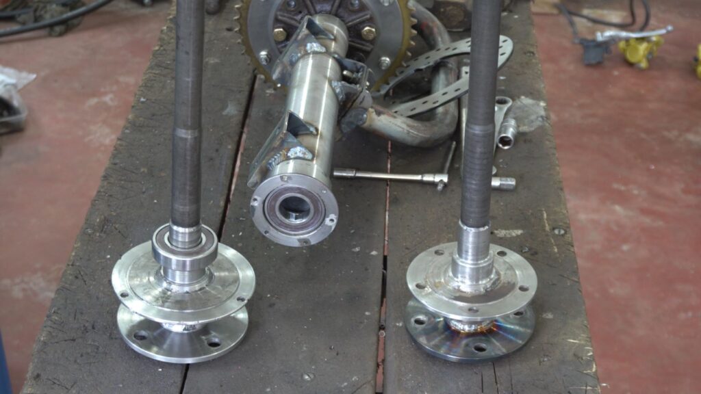 Custom Differential Axles After Fabrication