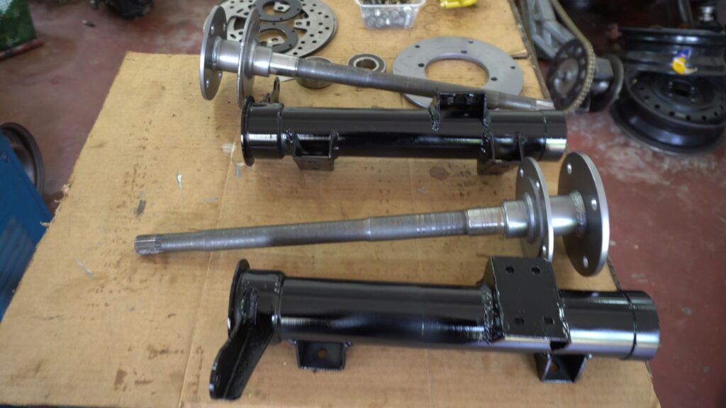 Painted Differential Parts Before Final Assembly
