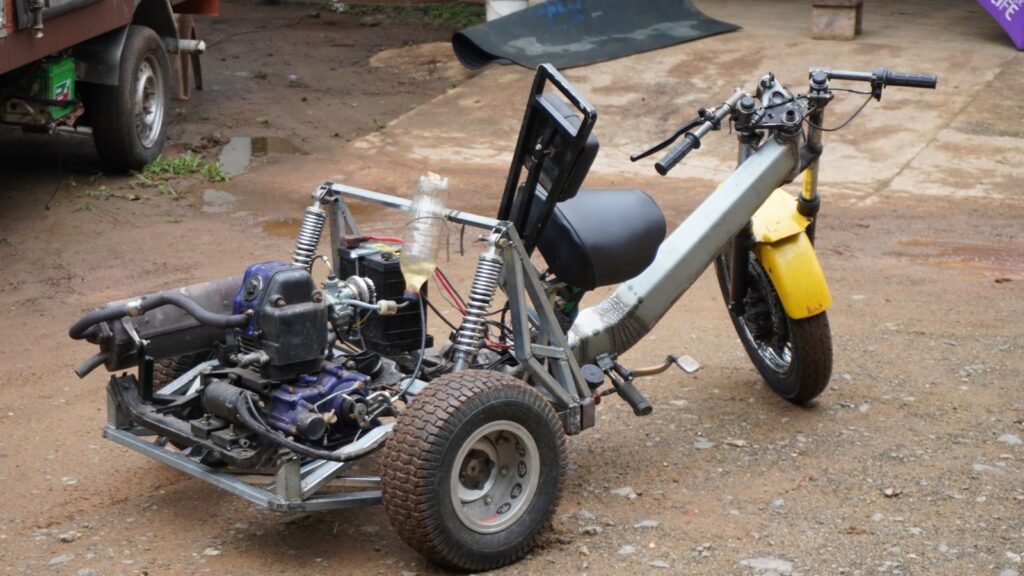 Custom Leaning Trike Bike full build